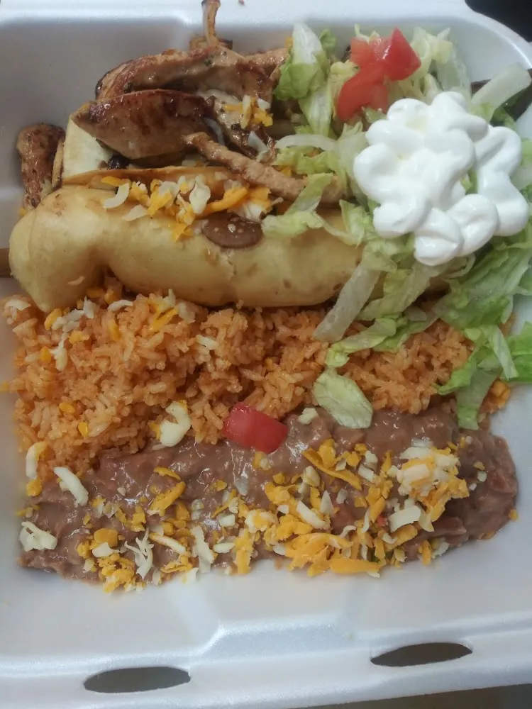 Fajita Chicken Chimichanga Meal