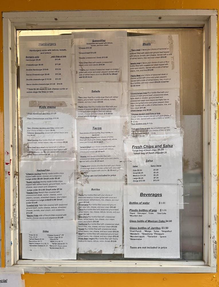 Che Che's Lunchera Menu image 1